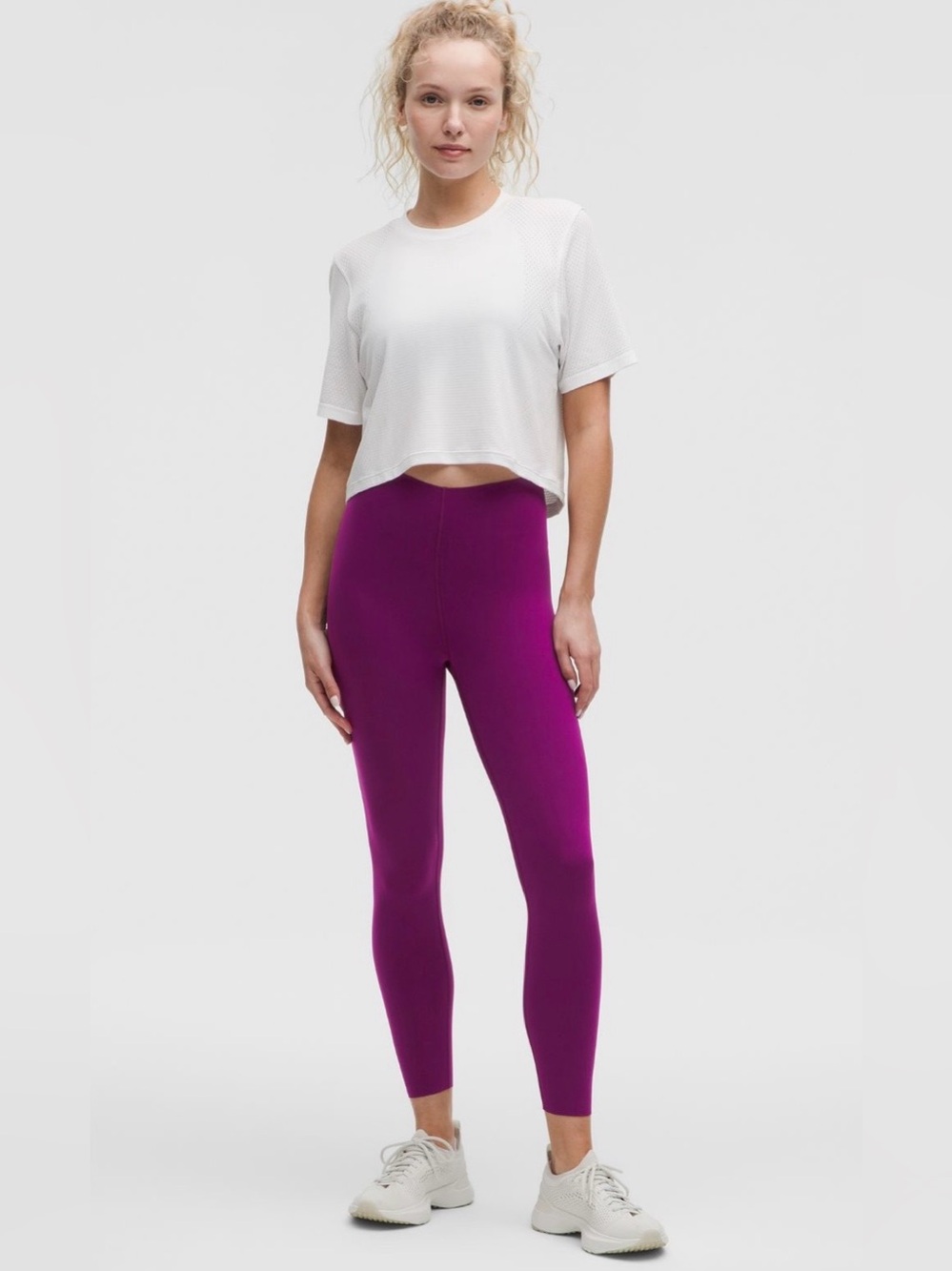 NWT Lululemon Glow Up HR Tight 25” in Chilled Grape Sz 8